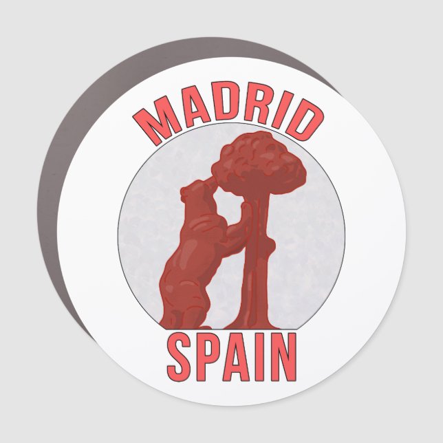 Madrid Spain Car Magnet (Front)
