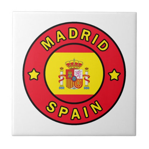 Madrid Spain Ceramic Tile