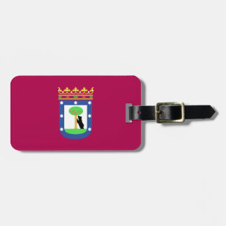 Madrid Spain (City) Flag Luggage Tag