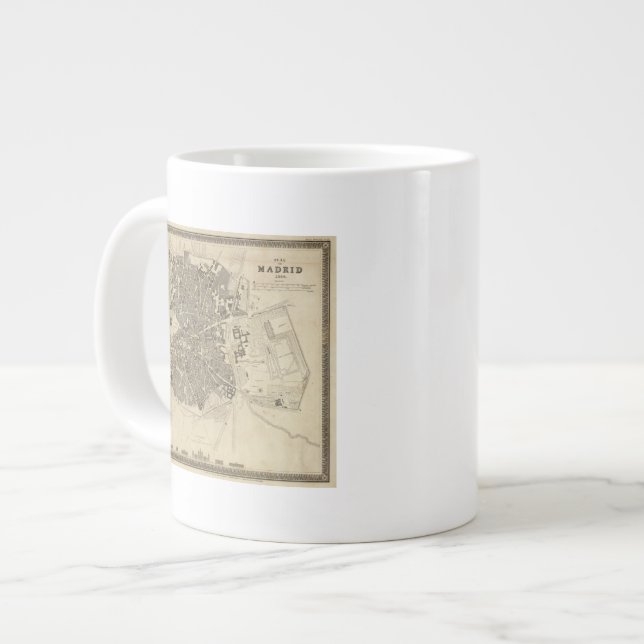 Madrid, Spain Giant Coffee Mug (Front Left)