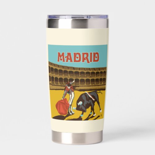 Madrid Spain Insulated Tumbler