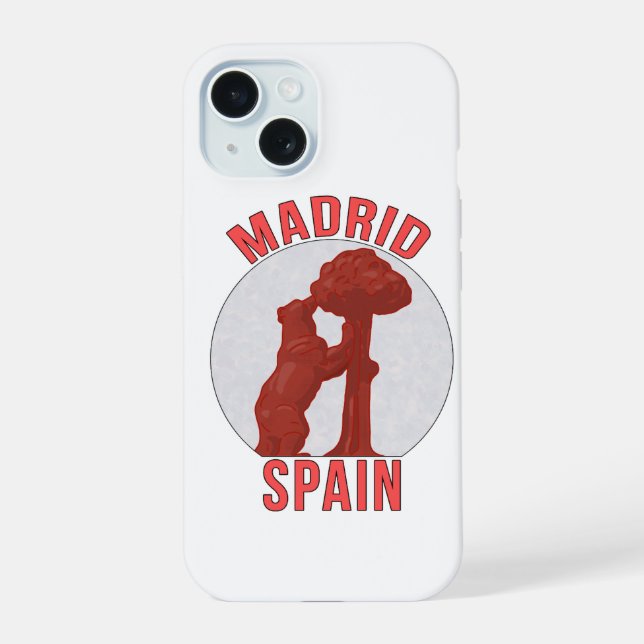 Madrid Spain Iphone Case (Back)