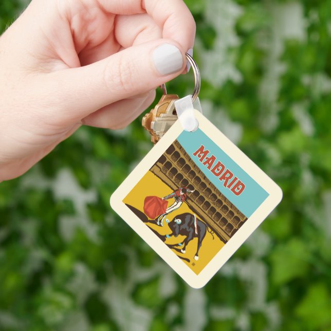 Madrid, Spain Keychain (Hand)