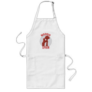 Madrid Spain Long Apron
