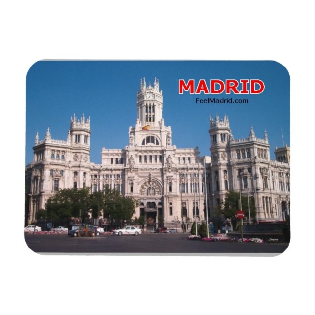 Madrid Spain Magnet (Horizontal)