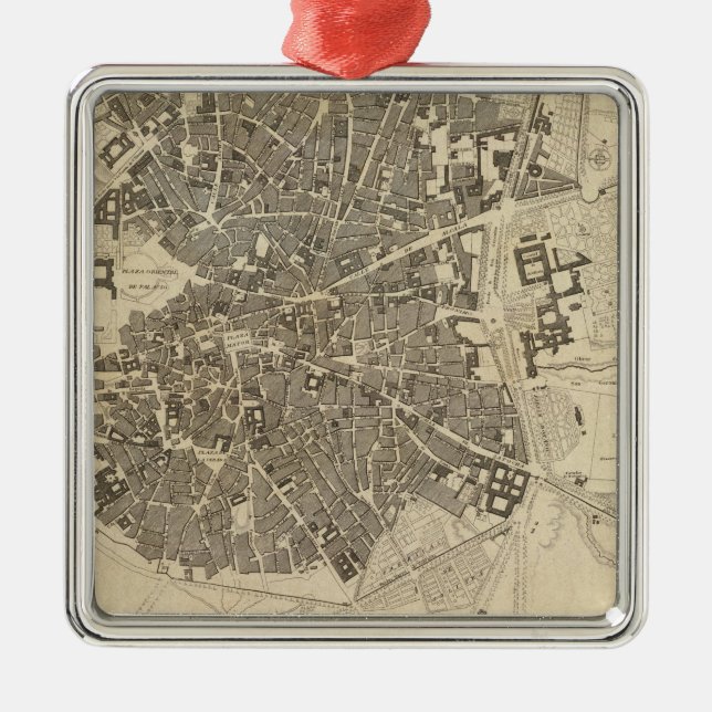 Madrid, Spain Metal Ornament (Front)