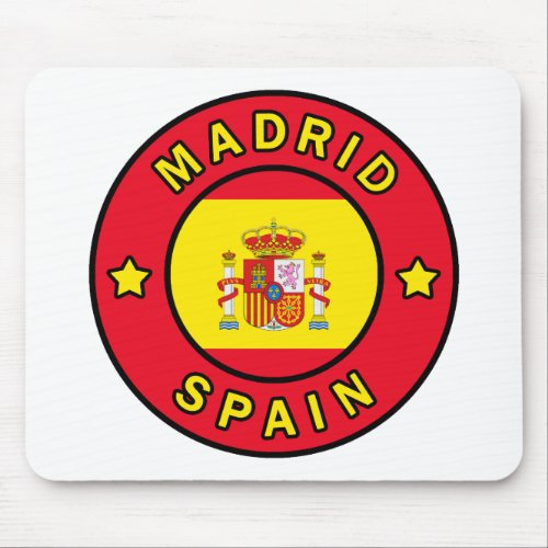 Madrid Spain Mouse Pad