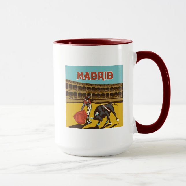 Madrid, Spain Mug (Right)