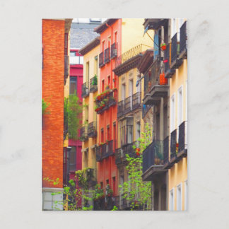 Madrid, Spain Neighborhood Postcard