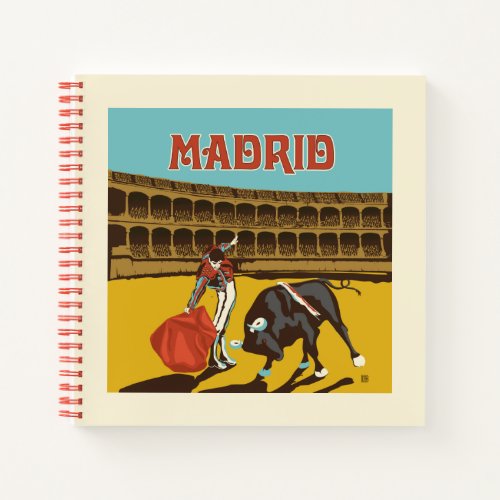 Madrid Spain Notebook
