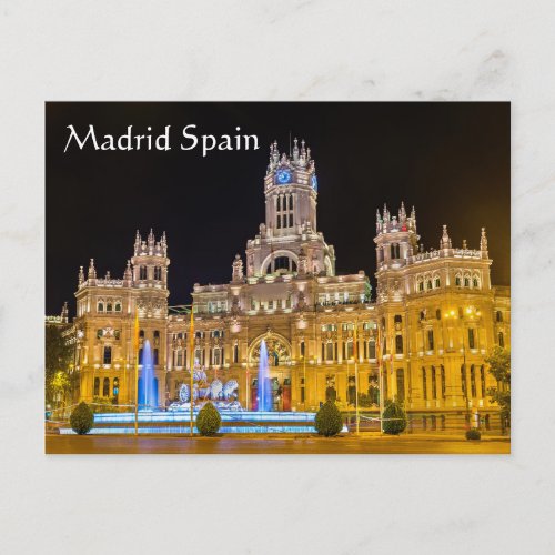 Madrid Spain Postcard