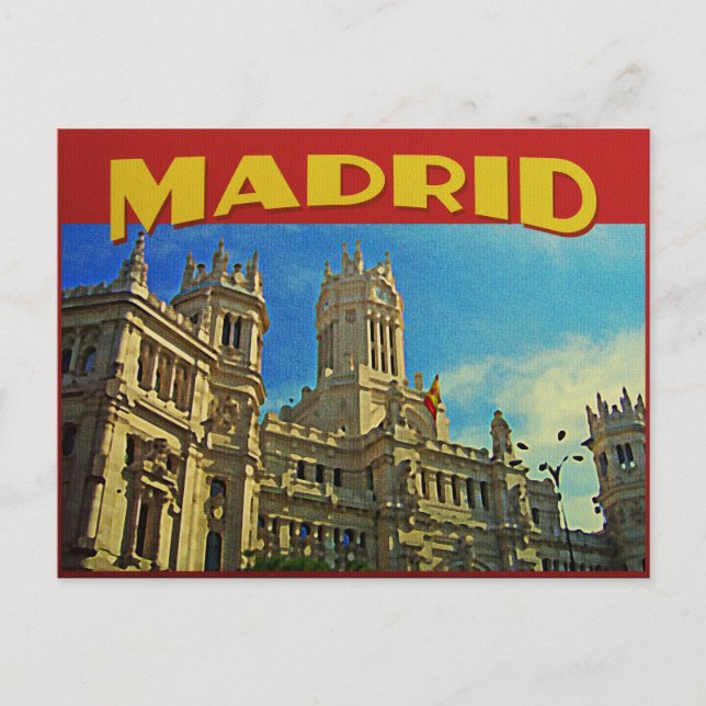 Madrid Spain Postcard (Front)
