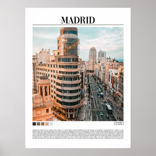 Madrid _ Spain  Poster