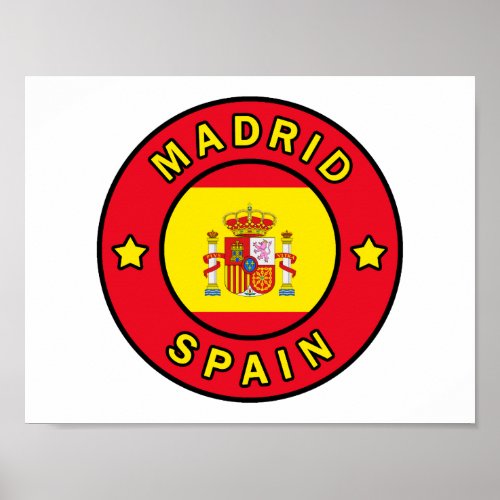 Madrid Spain Poster