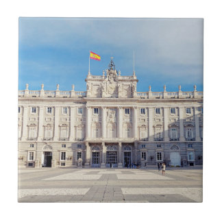 Madrid Spain Royal Palace Fortress Ceramic Tile