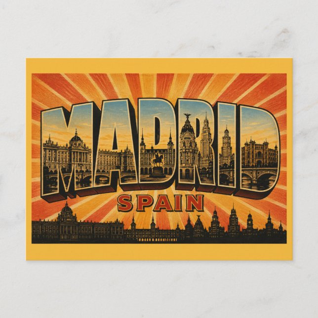 Madrid Spain Royal Palace Postcard (Front)