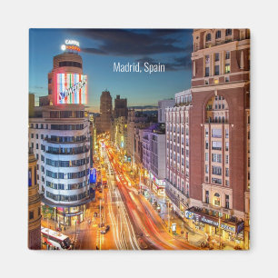 Madrid, Spain scenic photograph Magnet