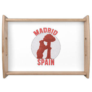 Madrid Spain Serving Tray