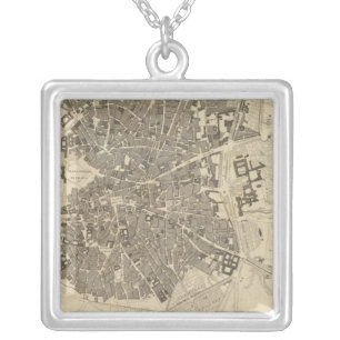 Madrid, Spain Silver Plated Necklace