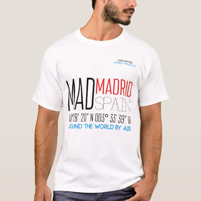 Madrid, Spain T-Shirt (Front)
