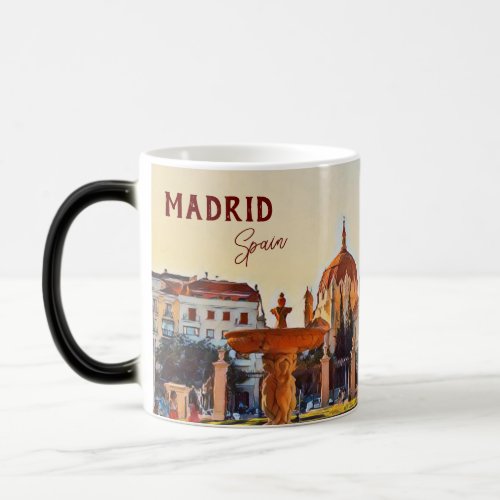 Madrid Spain Travel landscape souvenir Coffee Mug
