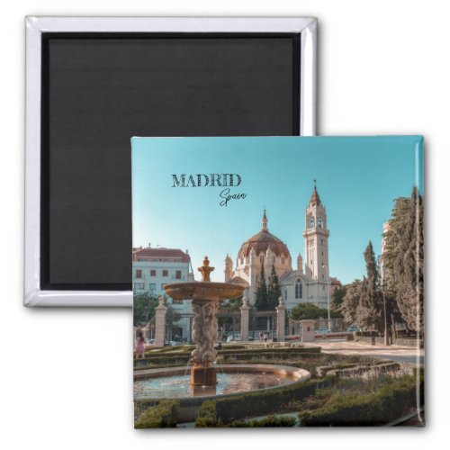 Madrid Spain Travel landscape souvenir  Magnet