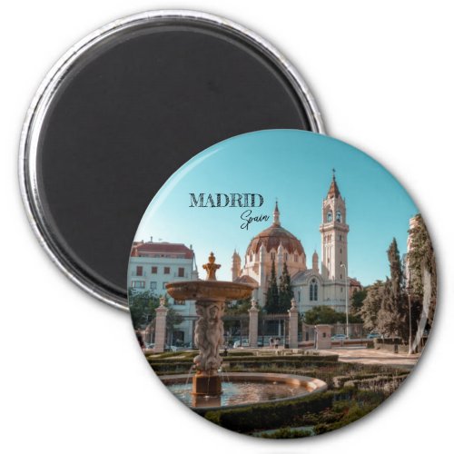 Madrid Spain Travel landscape souvenir Magnet