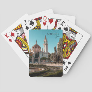 Madrid Spain Travel landscape souvenir Poker Cards