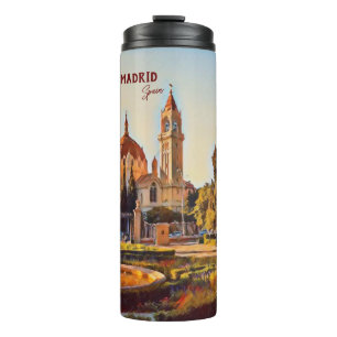 Madrid Spain Travel landscape souvenir Thermal Tumbler