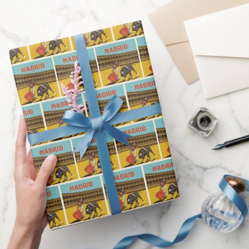Madrid Spain Wrapping Paper