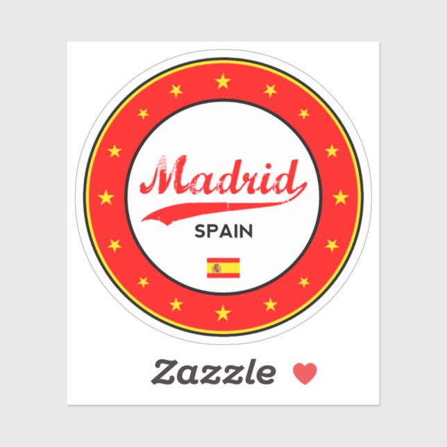 Madrid Sticker (Sheet)