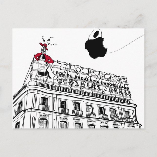 Madrid Tío Pepe Postcard (Front)