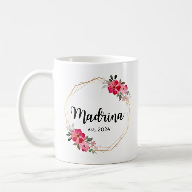 Madrina Coffee Mugs 2024 Quieres Ser Mi Madrina (Left)