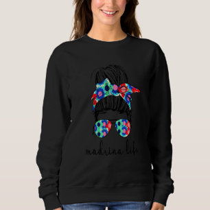 Madrina Life Spanish Mexican Godmother Proposal Sweatshirt