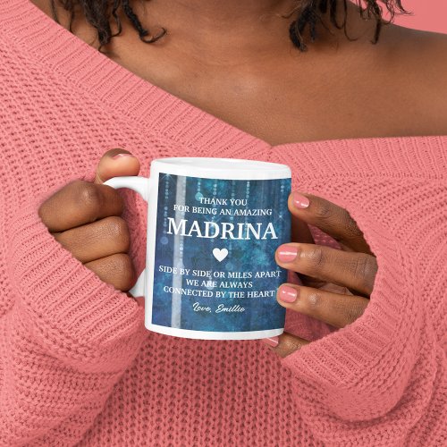 Madrina Spanish Godmother Thank You Message Custom Coffee Mug