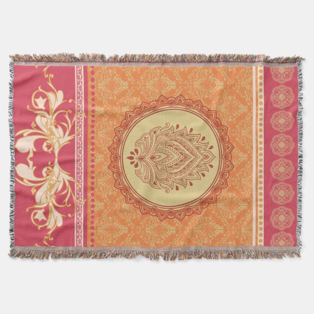 MADURAI ~ Throw Blanket (Front)