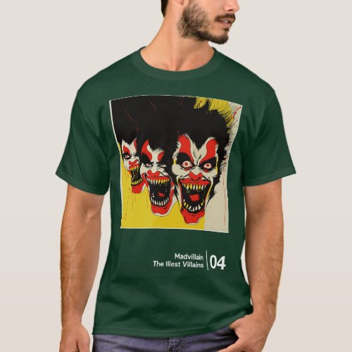 Madvillain Minimalist Graphic Design Fan Artwork T_Shirt