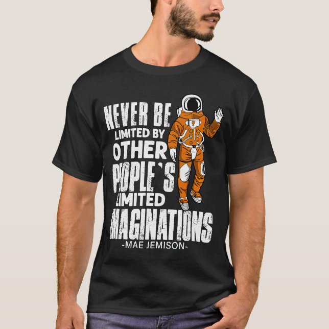 Mae Jemison First African American Black Woman Ast T-Shirt (Front)