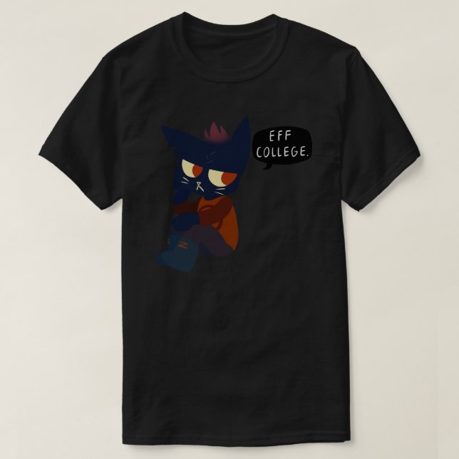 Mae - Night In the Woods Sticker T-Shirt (Design Front)