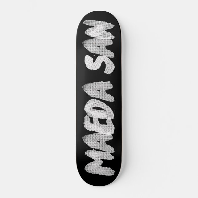 Maeda San Skateboard Deck (Front)