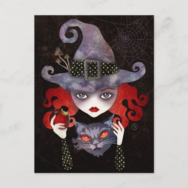 Maelba, the Red Witch Postcard (Front)