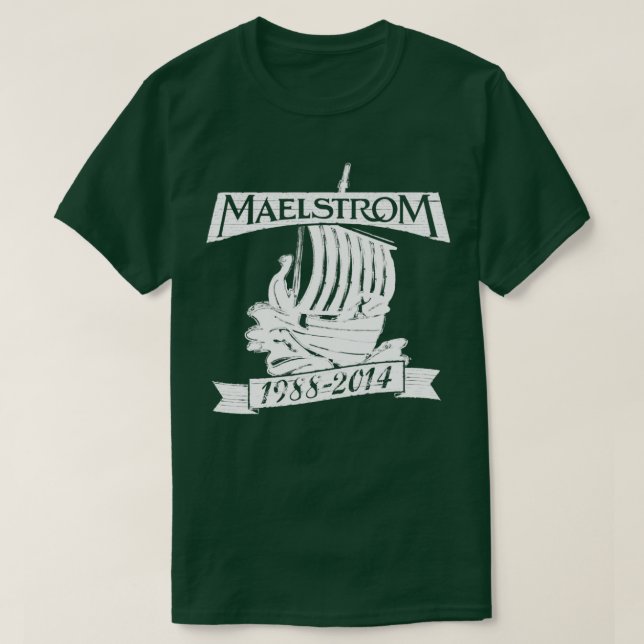 Maelstrom WHITE T-Shirt (Design Front)