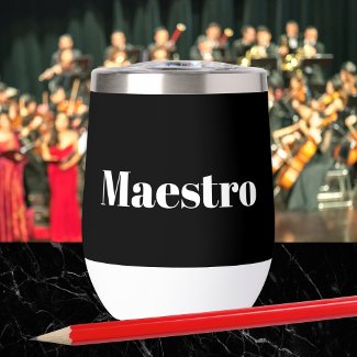 Maestro Conductor Musician Performer Music Themed