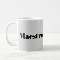 Maestro Conductor Pianist Musician Music Themed Coffee Mug
