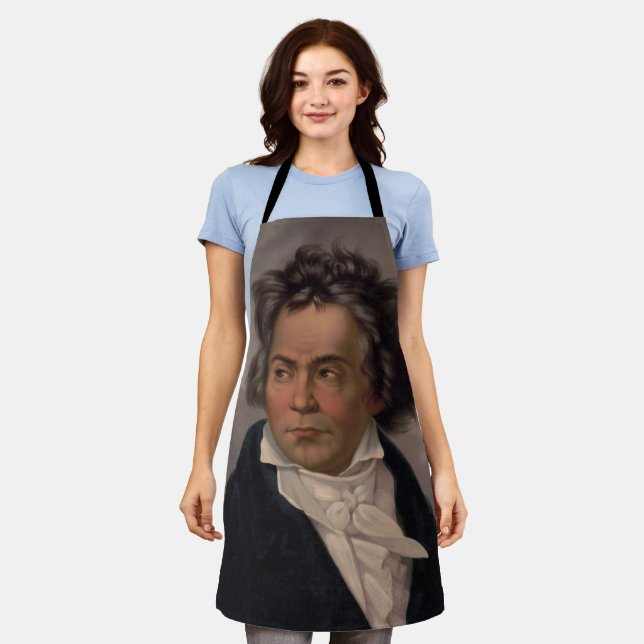 Maestro Ludwig Beethoven Symphony Music Composer  Apron (Worn)