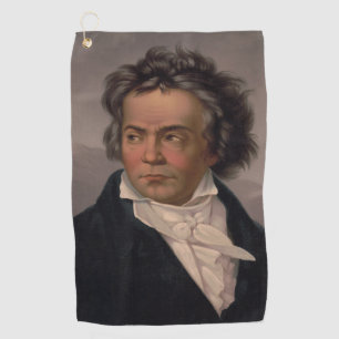Maestro Ludwig Beethoven Symphony Music Composer Golf Towel