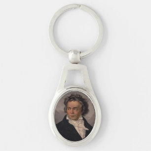 Maestro Ludwig Beethoven Symphony Music Composer  Keychain