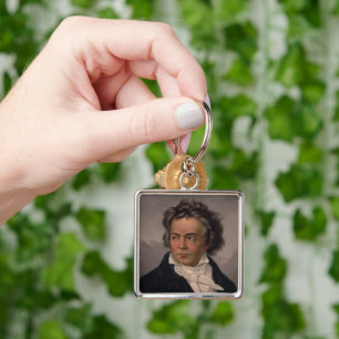 Maestro Ludwig Beethoven Symphony Music Composer  Keychain