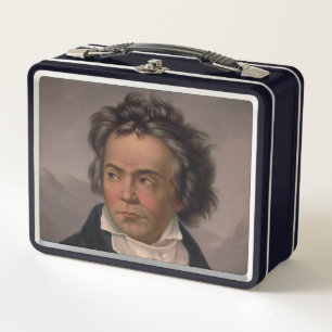Maestro Ludwig Beethoven Symphony Music Composer  Metal Lunch Box