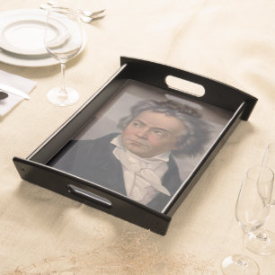 Maestro Ludwig Beethoven Symphony Music Composer  Serving Tray